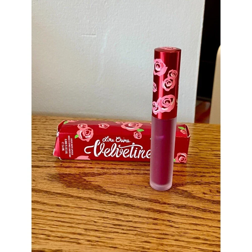Lime Crime Velvetines RED ROSE Liquid Matte Lipstick FULL SIZE  NEW Boxed Rare
